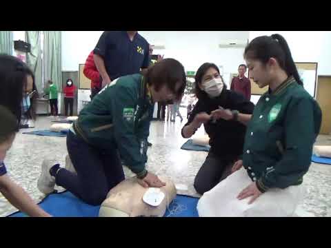 鄭家純鼓舞民眾學CPR 黃秀芳倡導救護知識普及