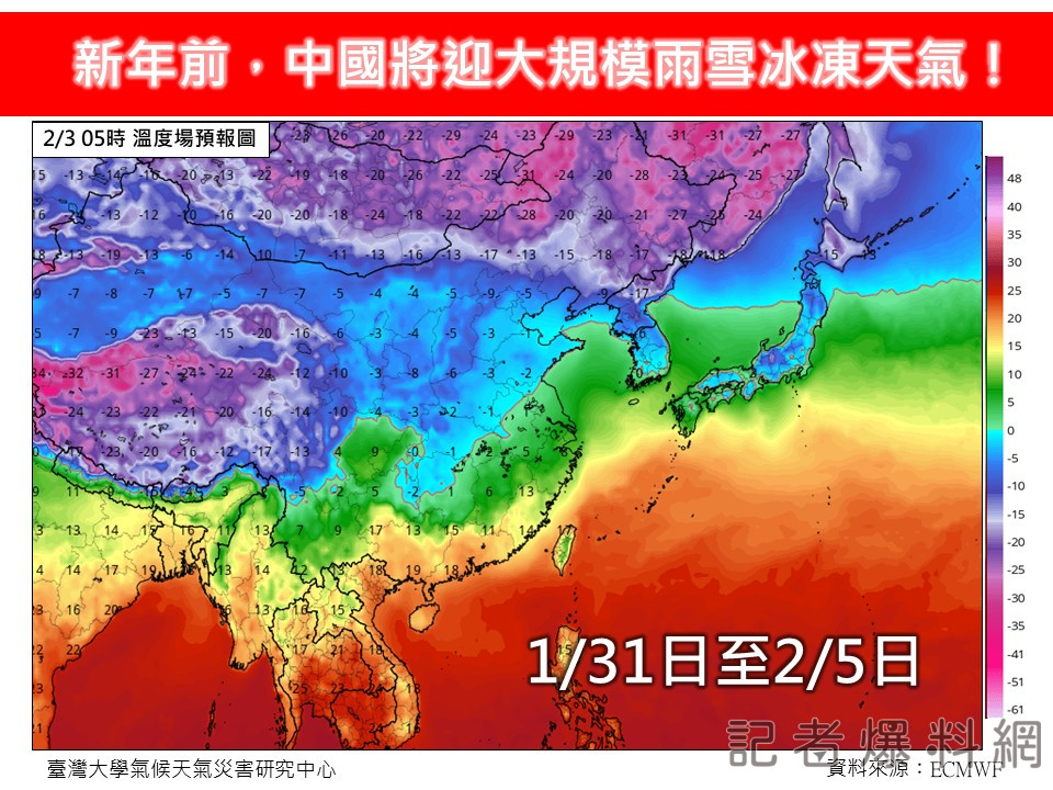 把握好天氣!下一波「極冷空氣」 恐將在2/7、2/8抵達北台灣