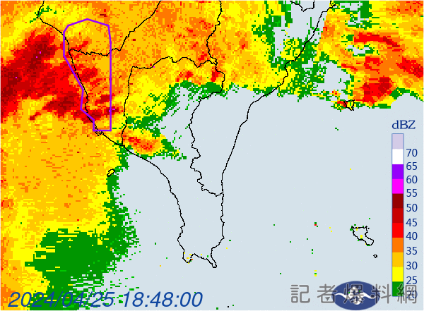 快訊／高雄、台南市區注意！氣象署「大雷雨即時訊息」即刻警戒至晚間8時30分