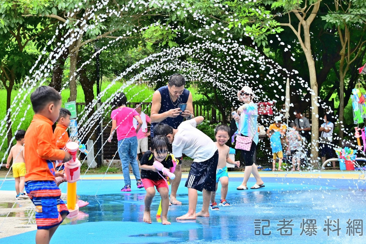 假日限定清涼一夏！ 潭雅神綠園道終點「戲水區」6/15開放