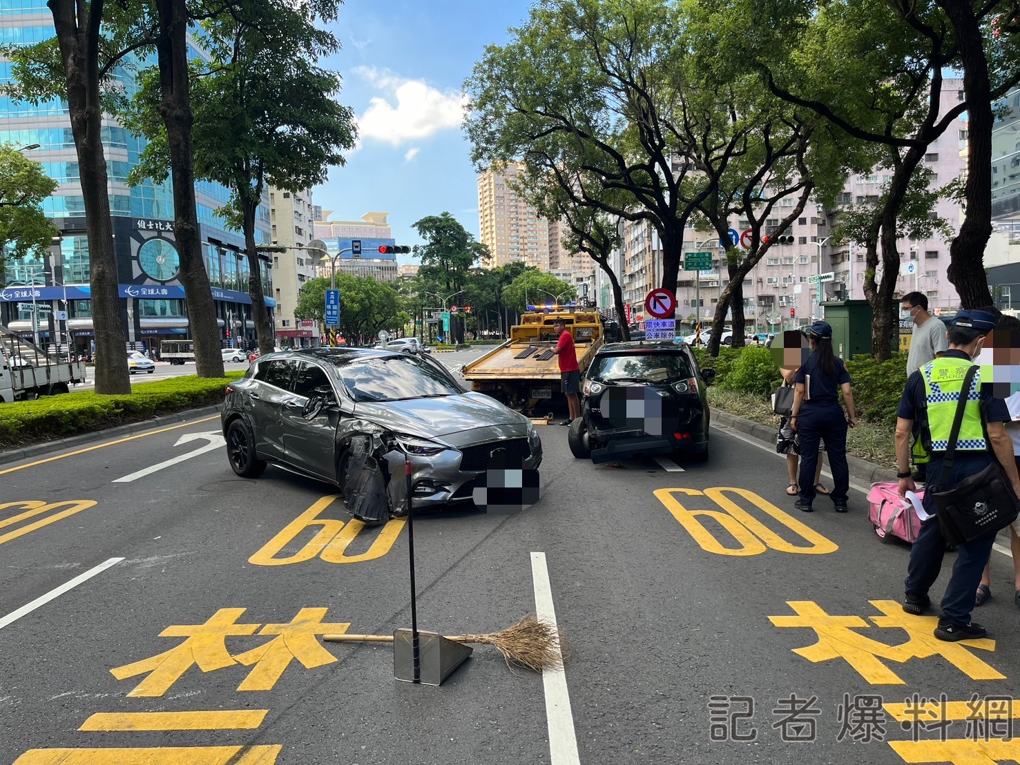 男睏嘸飽精神不濟誤踩油門追撞五車 這下頭大賠慘了