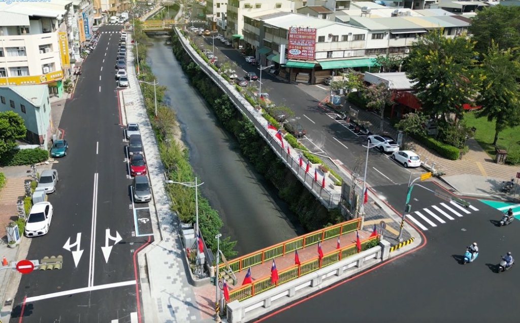 台中梅川二期人行道7月開工　總經費破億-打造4公里綠色廊道