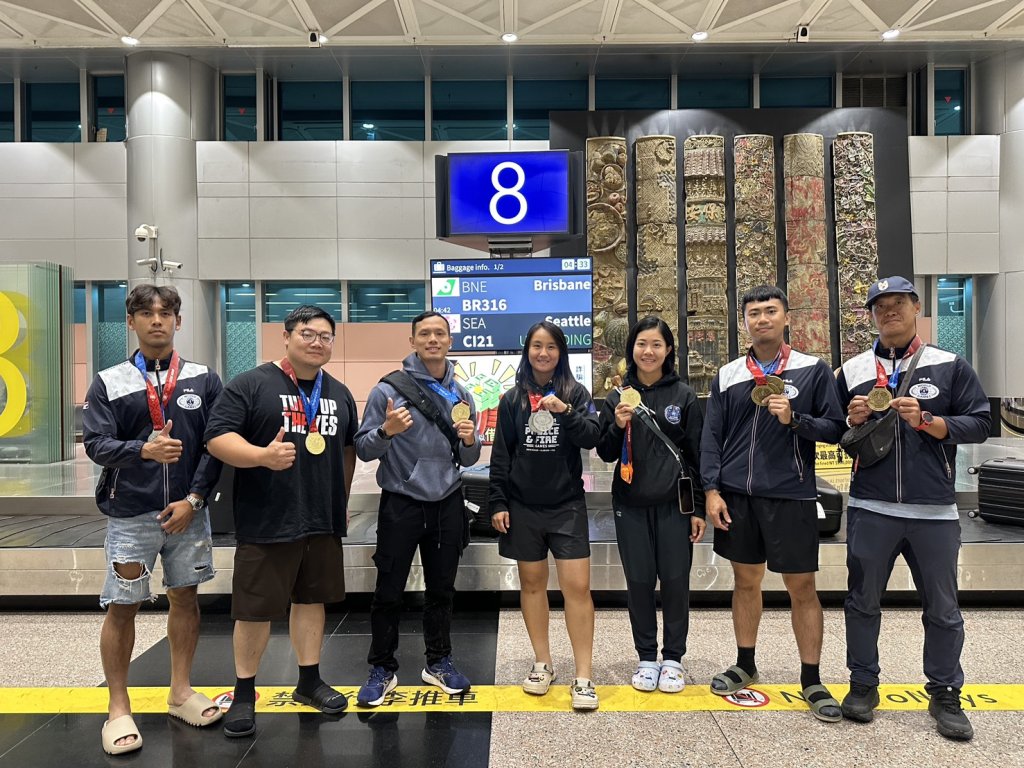 台中消防代表隊出征世界警消運動會-勇奪7金5銀5銅