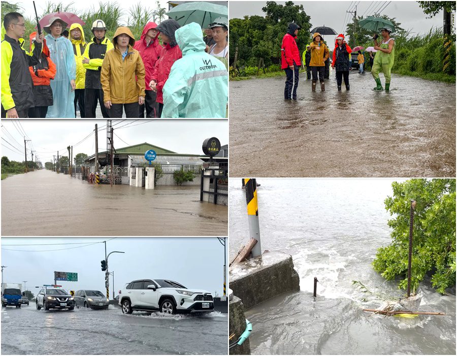 影音/連日強降雨 臺東市多處淹水