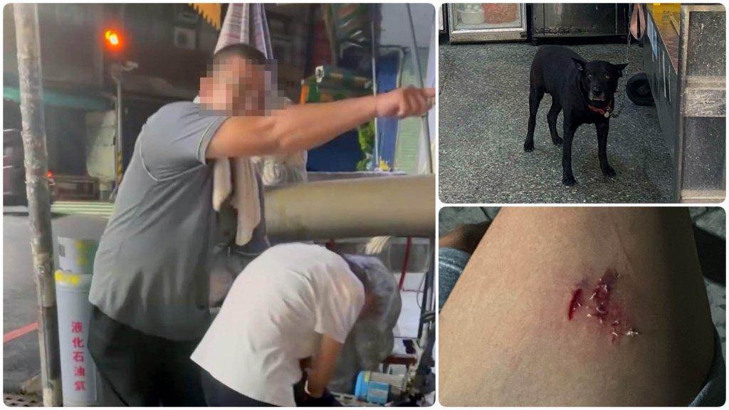 台中騎士被狗咬  飼主荒謬反嗆「你為什麼不走別條路？！」