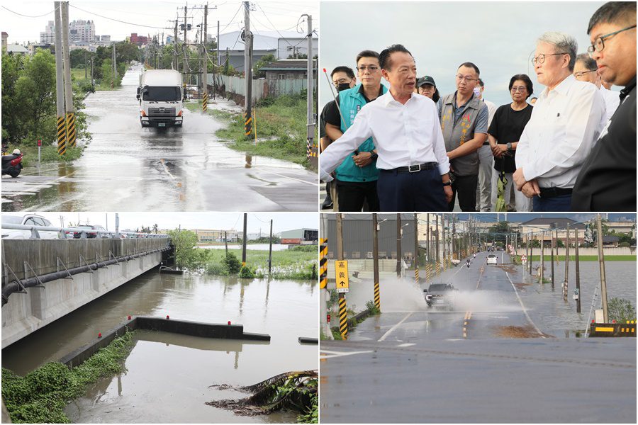 影音/豪雨狂炸重創！行政院政委陳金德南下勘災