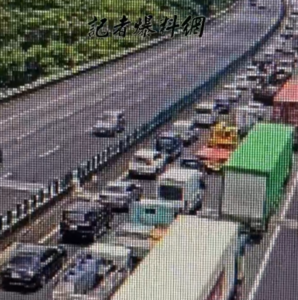國道3號沙鹿路段多車相撞1人OHCA！　一度全線封閉
