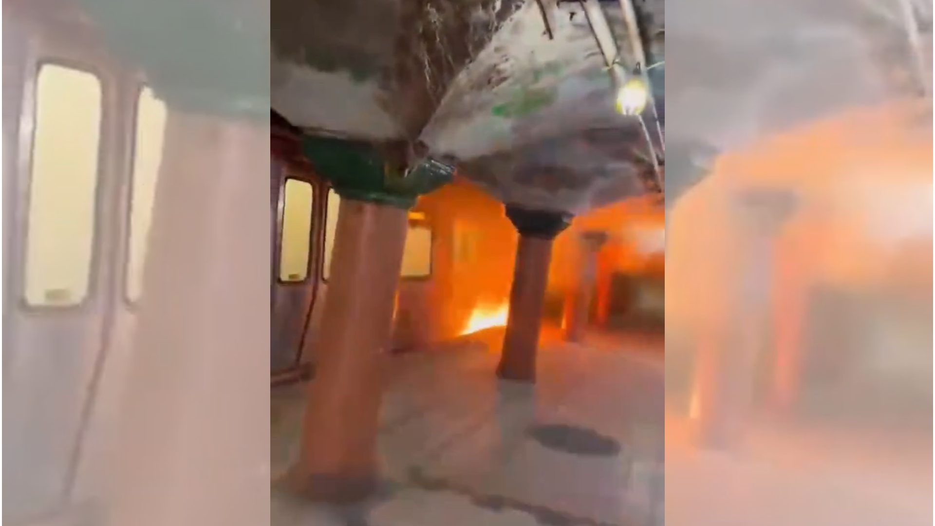 影音/新澤西地鐵列車起火-紐約上午通勤癱瘓