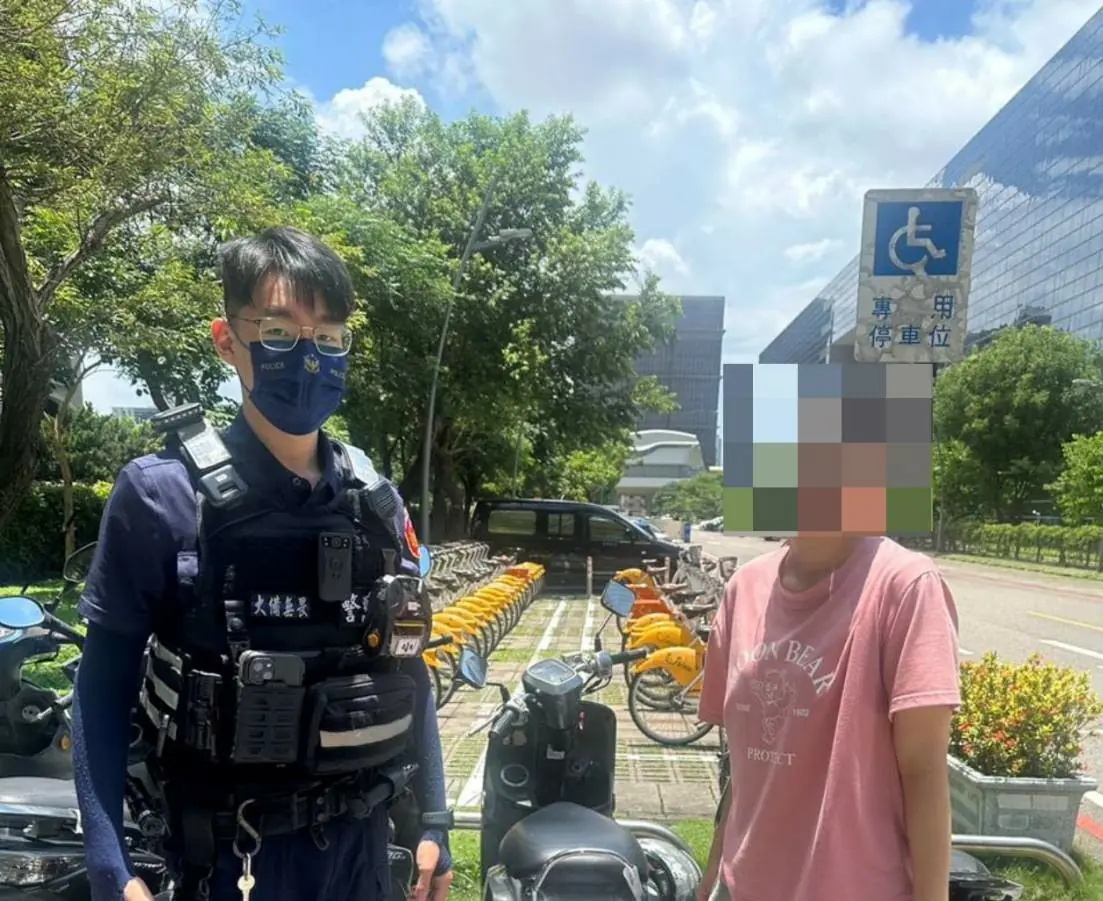 她喊機車被偷-結果只是記錯停車棚了