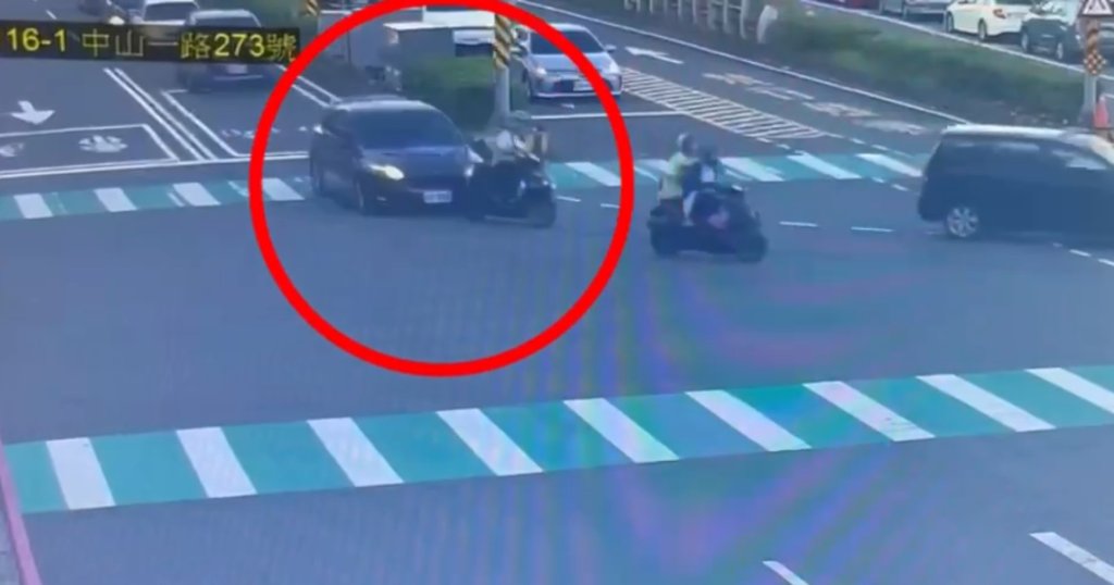 自小客車與機車擦撞　基隆行車糾紛引關注