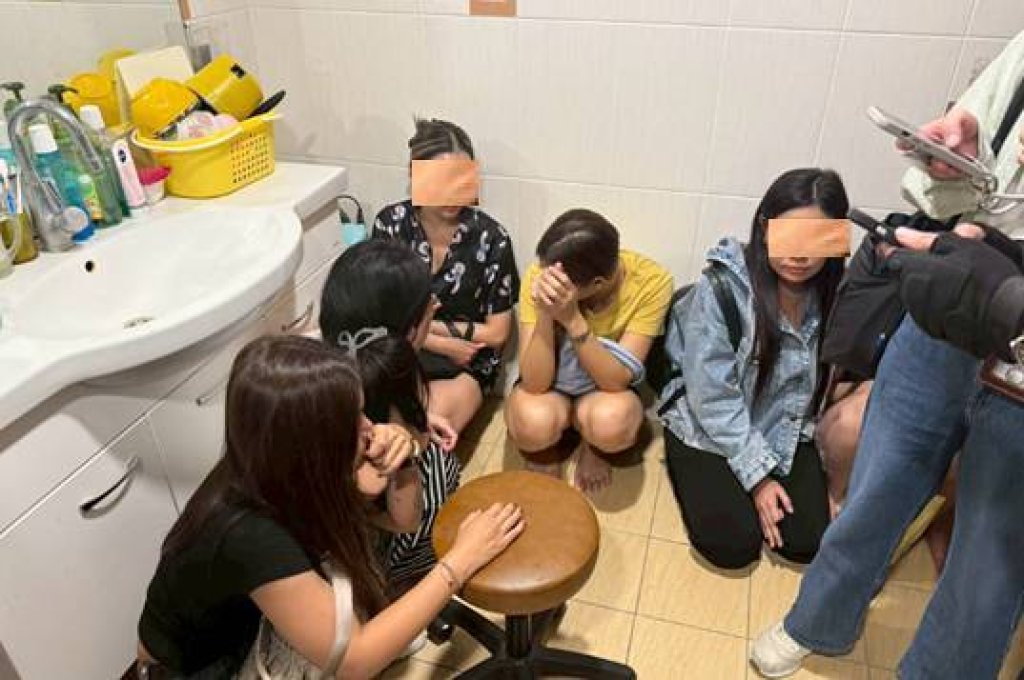 台中梧棲養生館涉色情按摩　泰籍女子擠爆1坪廁所遭逮