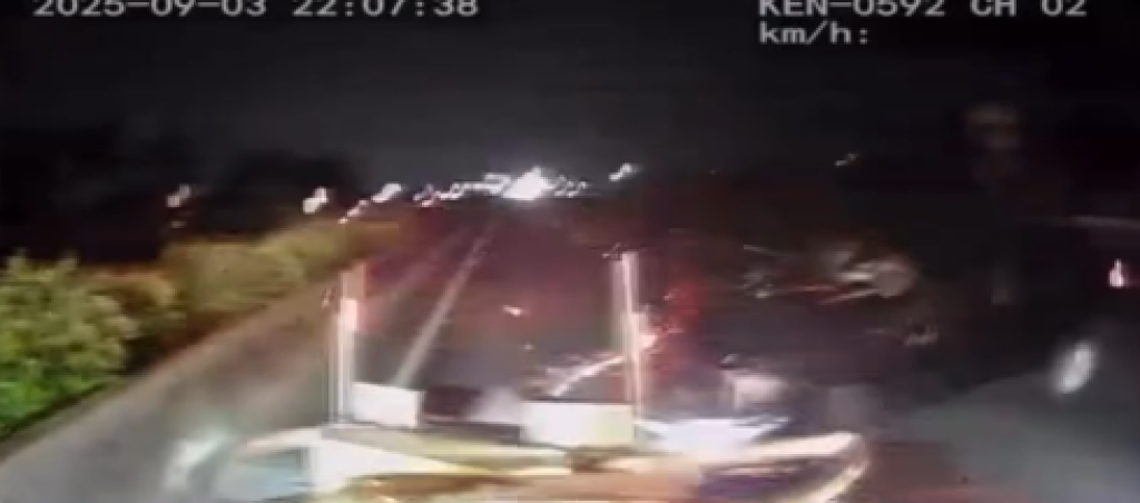 又是輔駕車撞緩撞車！　國道1號路竹路段追撞畫面曝光