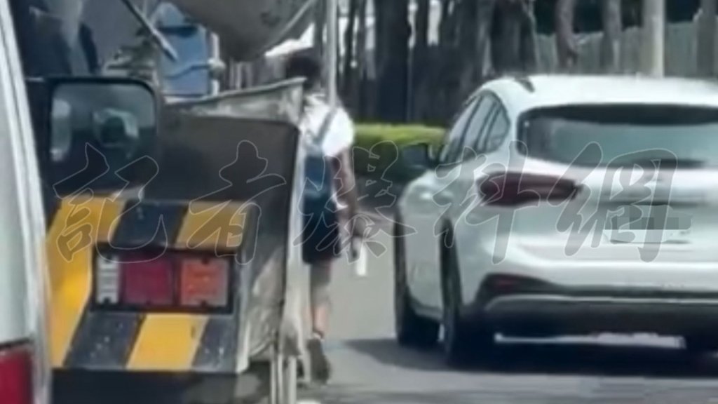 獨／高雄女詭走台1線快車道！「左有水泥車、右有福特」紛紛閃避