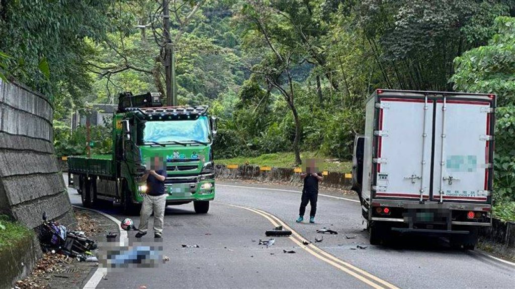 北宜跑山過彎外拋　25歲騎士跨越雙黃線對撞貨車慘死