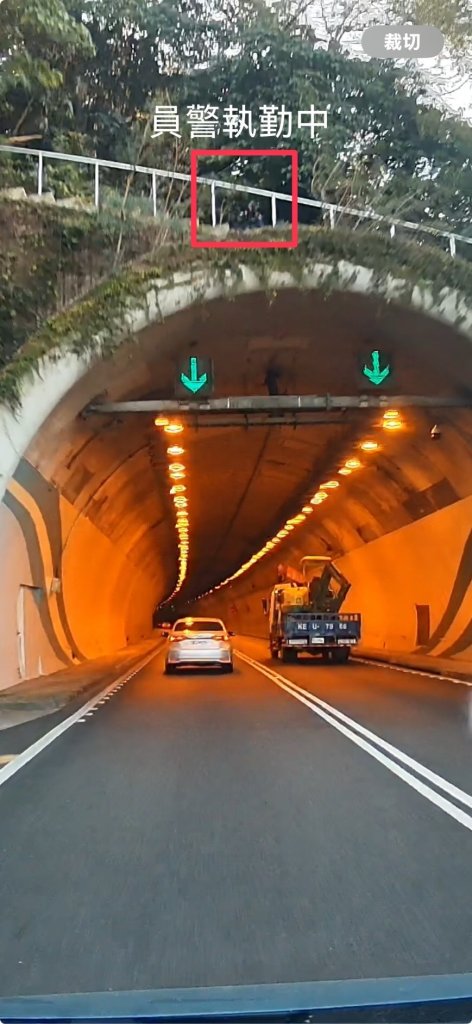國道六號埔里段出現「新測速點」！藏身隧道上方　網友驚呼：嚇死我