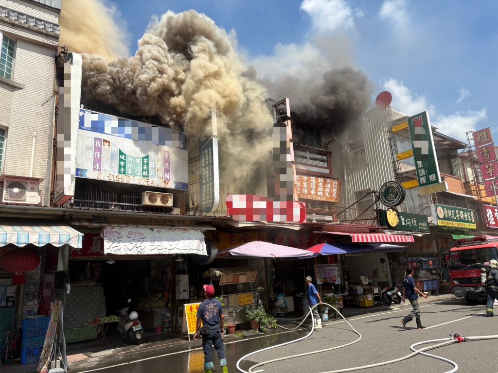 快訊／甲仙老街傳火警！疑便當店備料釀大禍「闆娘緊急送醫」