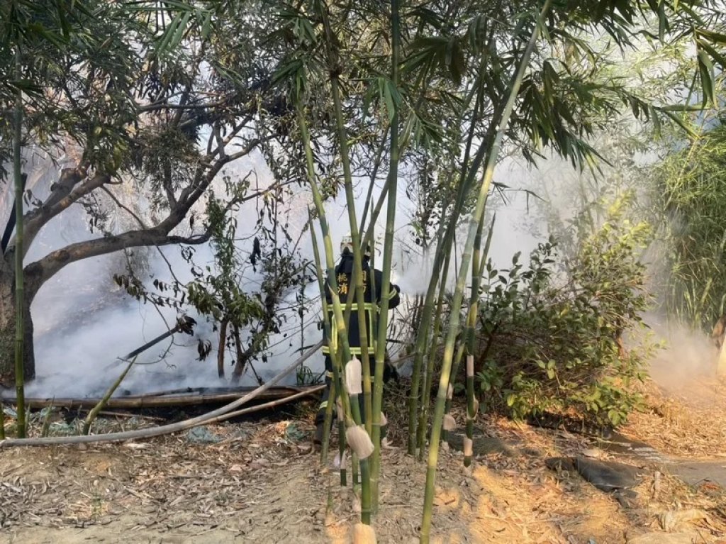 蘆竹老農整地燒雜草　疑失足跌墜火堆全身90%灼傷身亡