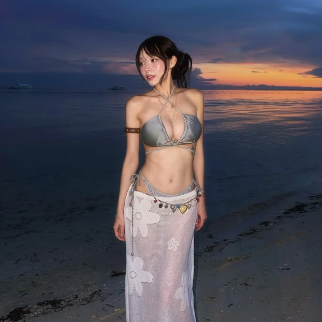 林襄菲律賓比基尼照曝光！秀渾圓雙峰化身「南洋女神」
