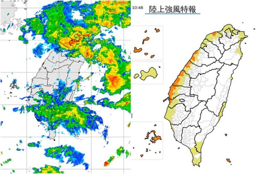 影音/東北季風及風神環流發威-豪雨強風特報連發