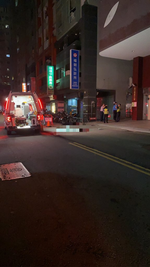 台中22歲男子不明原因進入大樓　墜樓身亡警方初步排除外力