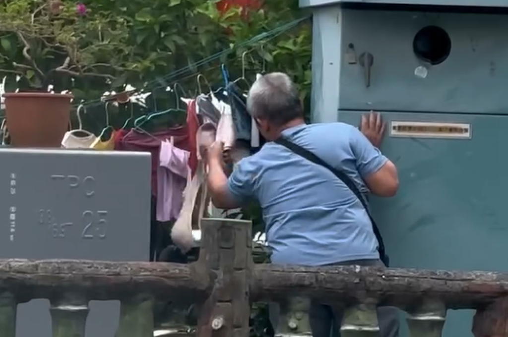 影／阿伯路邊偷女性內衣褲　女網友爆他是慣犯「我被偷過」　