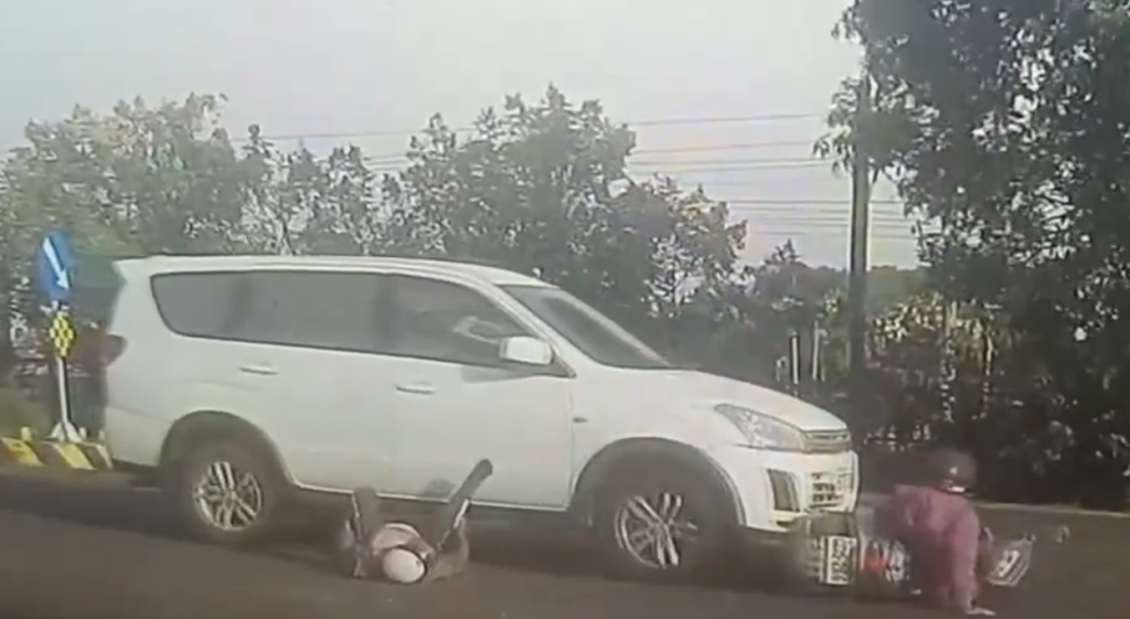 撞到繼續開！ 　嘉義水上老婦駕車撞倒共乘機車老夫妻