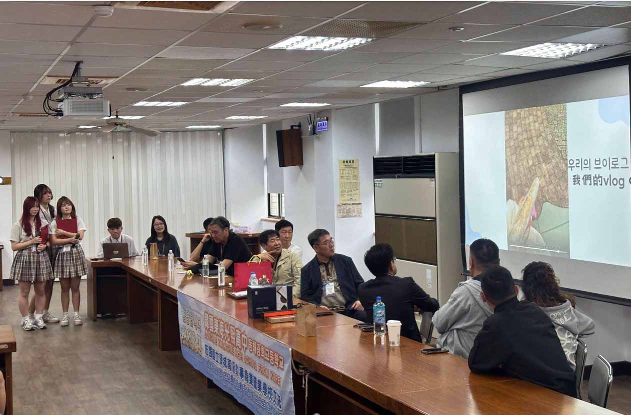頭城家商多元特色  表藝熱舞、韓語導覽與餐飲體驗驚豔韓國東海光熙高中