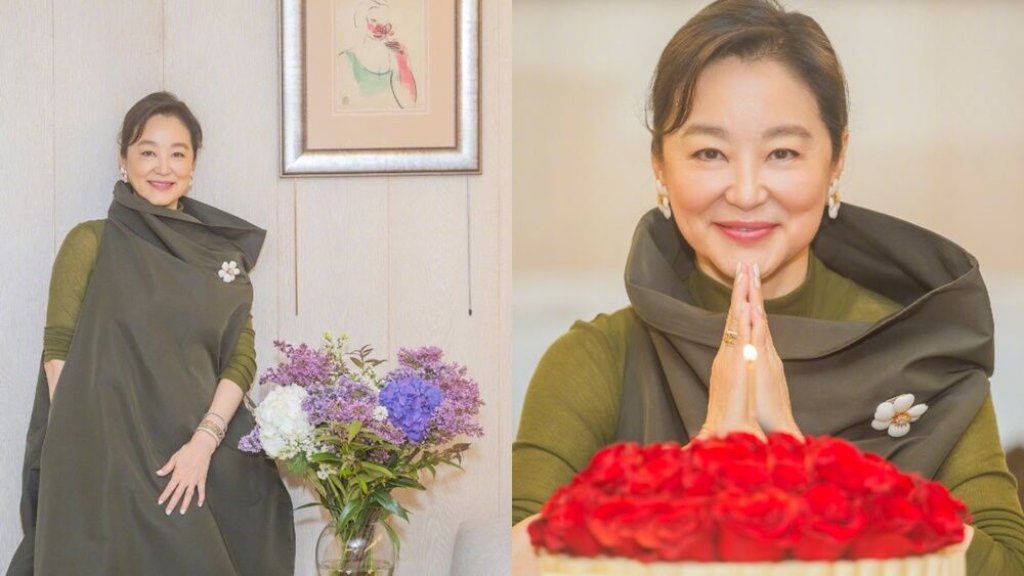 林青霞71歲生日曬甜笑照　優雅綠衣現身凍齡氣質滿分