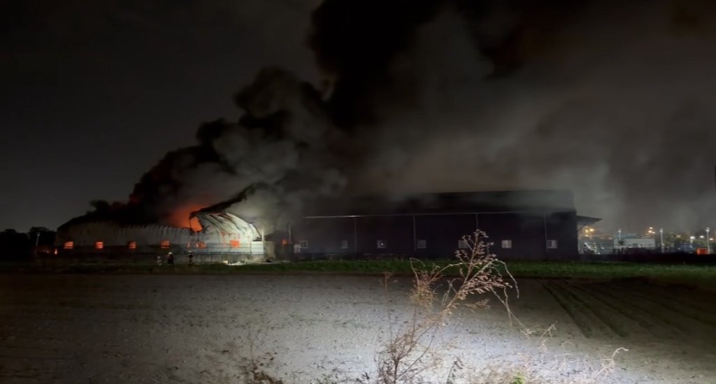 快訊／台南安定火警狂燒！污染物波及高雄7區