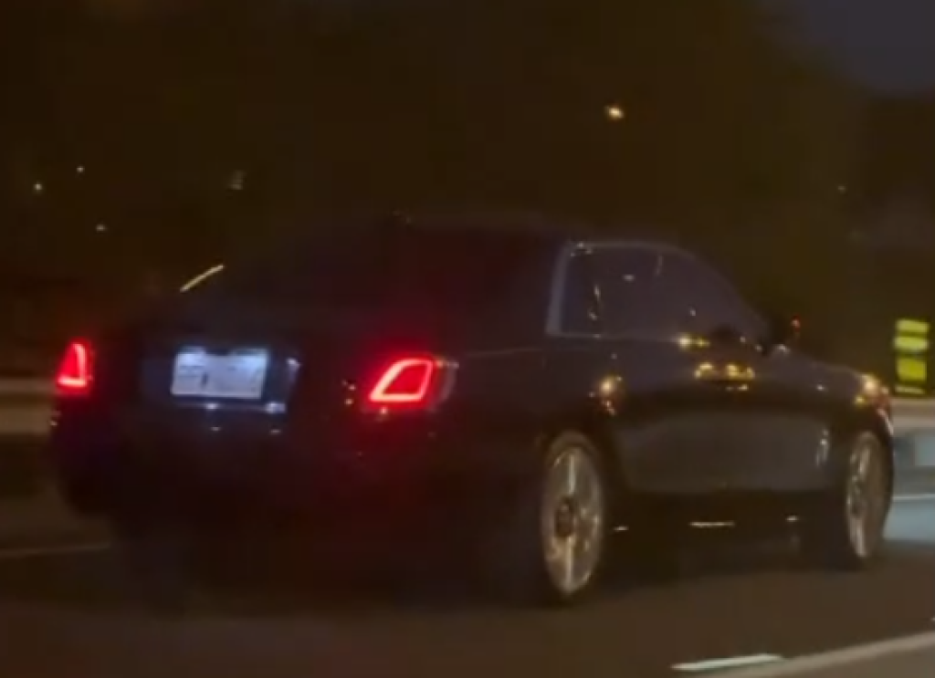 有錢人就任性? 國道勞斯萊斯車逼車畫面曝光