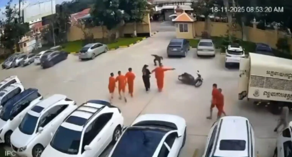 影/柬埔寨離譜劫獄!女闖法院給囚犯送槍「與警衛爆槍戰」 7人逃跑1天全被逮回