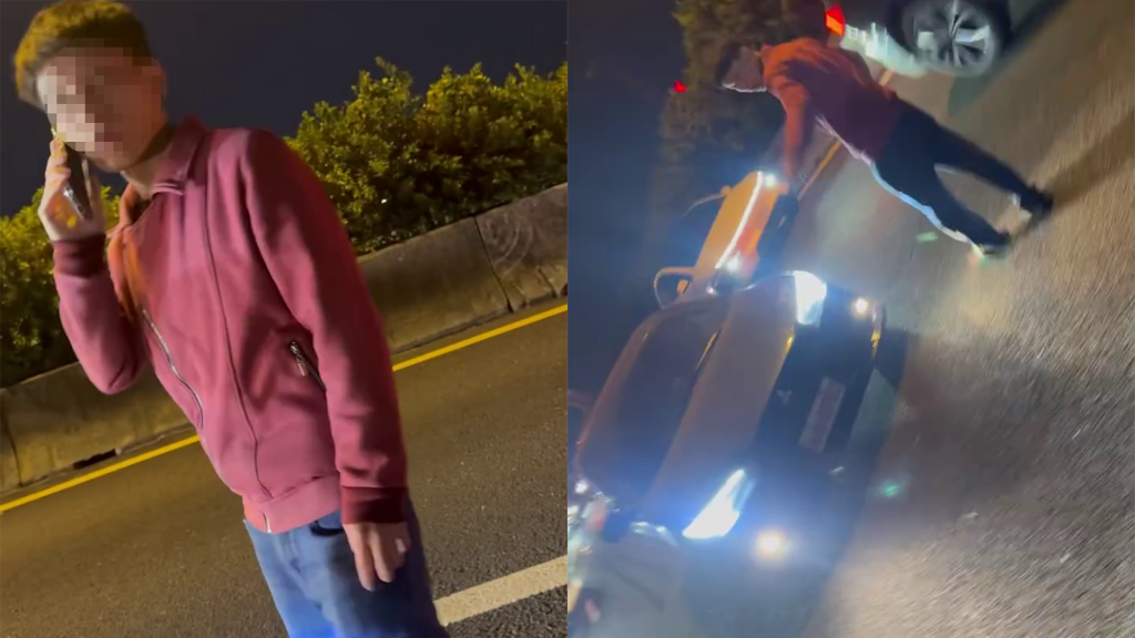 有片/國道事故冒「假員警」干擾拖吊…稱西港所辦案 佳里分局打臉:非本分局人員