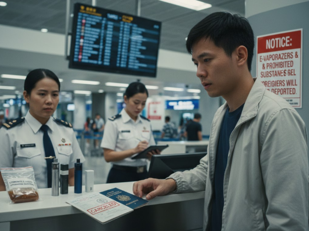 26歲台男慘了!在新加坡吸「喪屍菸彈」被抓 遭撤銷工作證驅逐出境