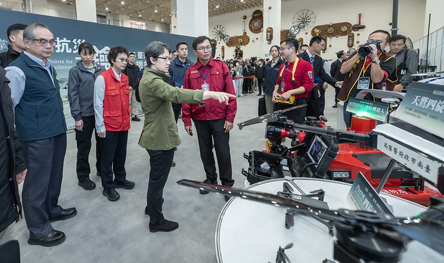 出席無人機救災韌性展演-蕭美琴肯定產官研合作成果