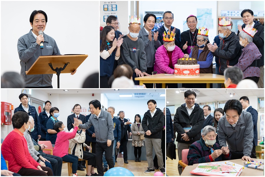 參訪宜蘭長照機構-賴清德再籲立院審議總預算-避免影響長輩權益