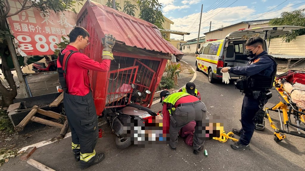 土地公廟挨撞！「連廟帶神」重壓75歲婦-她送醫搶救一日身亡