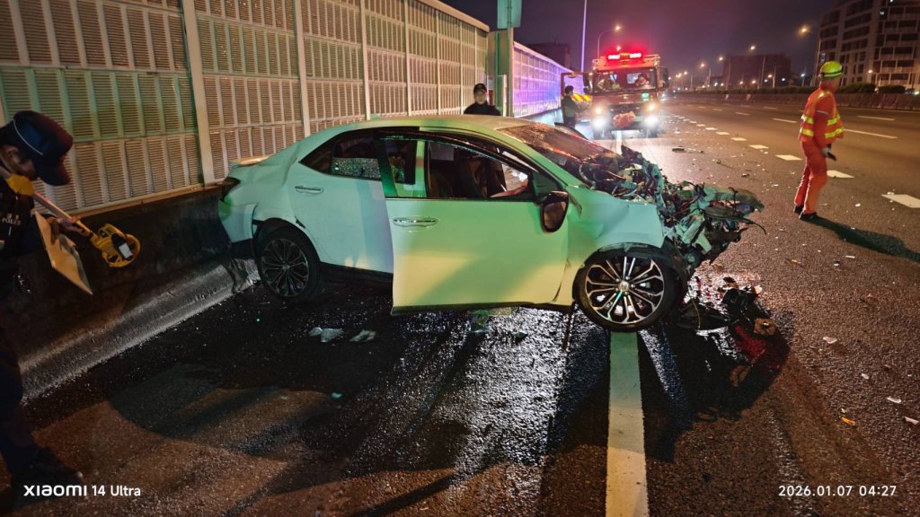 41歲女駕駛清晨命喪國道 家屬聞噩耗悲痛欲絕