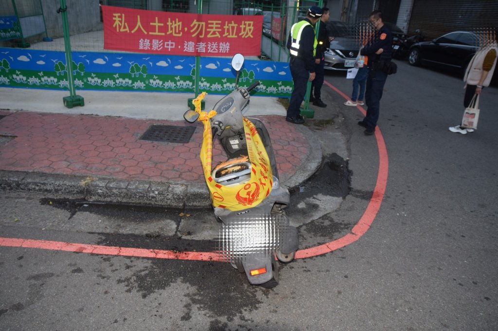 台中機車遭縱火！-金錢糾紛酒後情緒失控引發