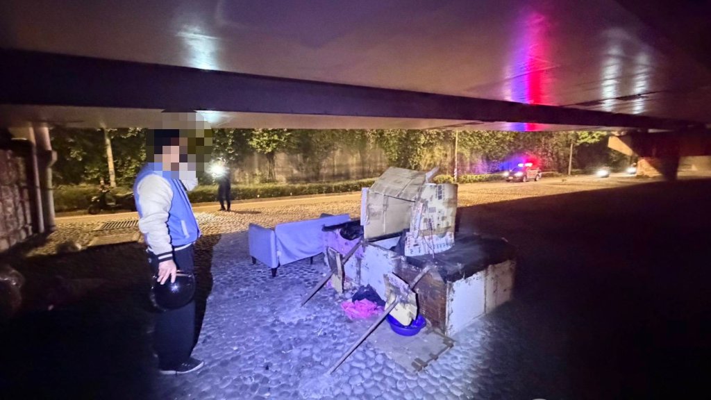 板橋新北大橋下驚見白骨！-　死者疑為遭通緝男子