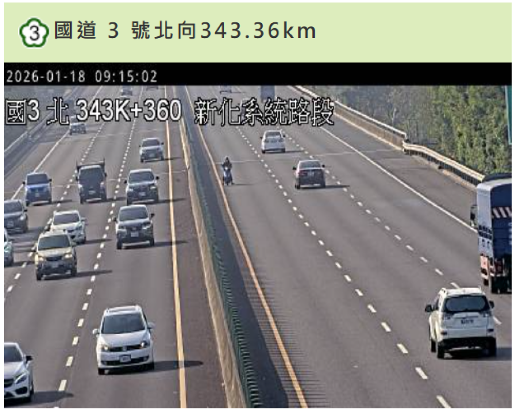 7旬翁騎機車「國道逆向狂飆」拒停一路閃警　警追3公里拔鑰匙制止