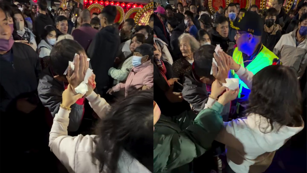 快訊／台南安南廟會傳意外！男遭煙火炸頭…鮮血直流　送醫搶救