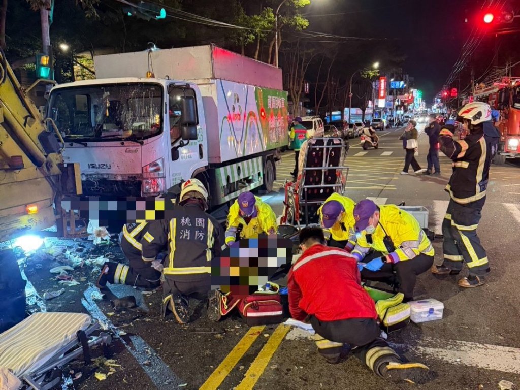 龜山資源回收車暴衝！駕駛疑昏厥連撞民眾　釀7傷1ohca