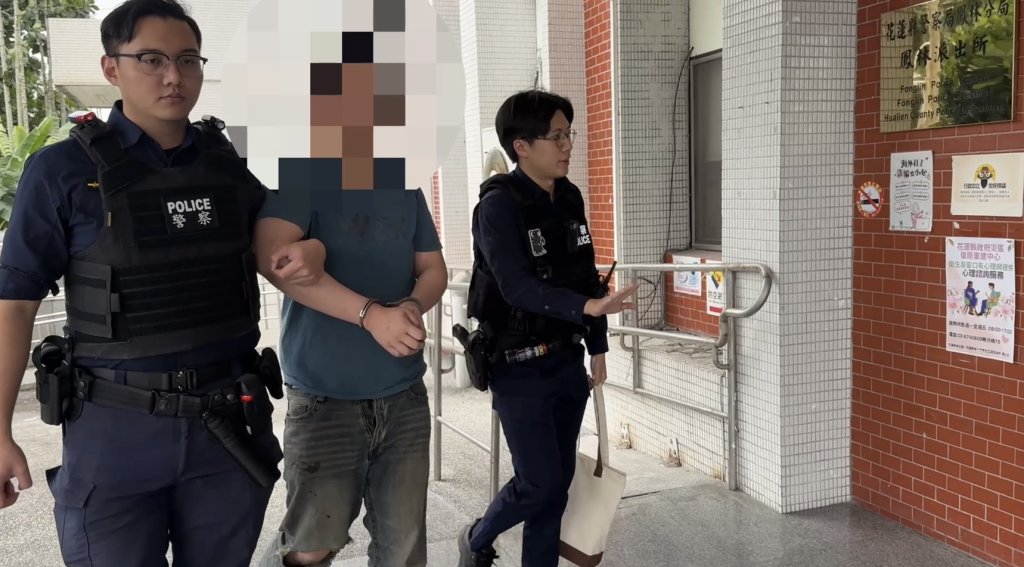 100元也不付！-　花蓮男子搭霸王車被運將載至警局